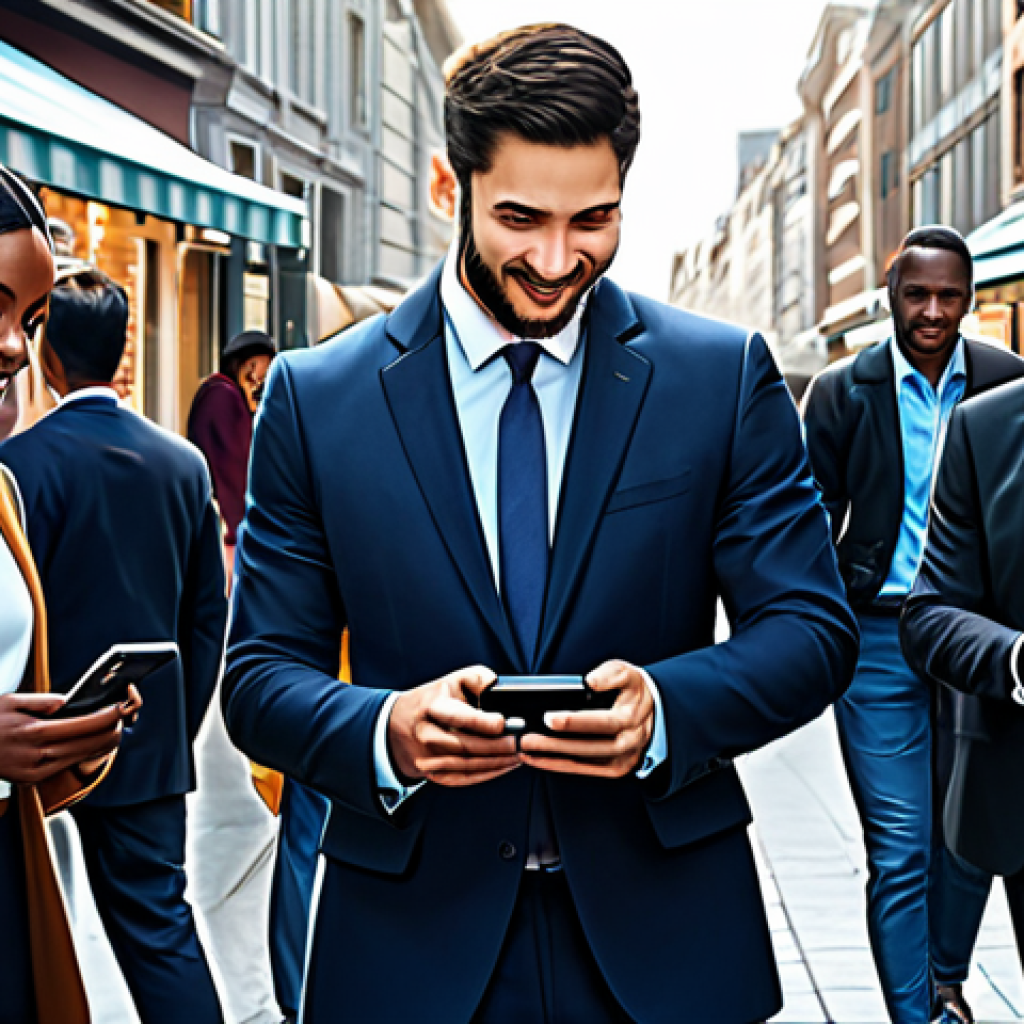 Modern Financial Inclusion**

"A diverse group of people using smartphones to make transactions in a bustling marketplace, showcasing financial inclusion with CBDCs, safe for work, appropriate content, fully clothed, professional attire, modern and clean aesthetic, perfect anatomy, correct proportions, natural pose, high quality, digital illustration."

**