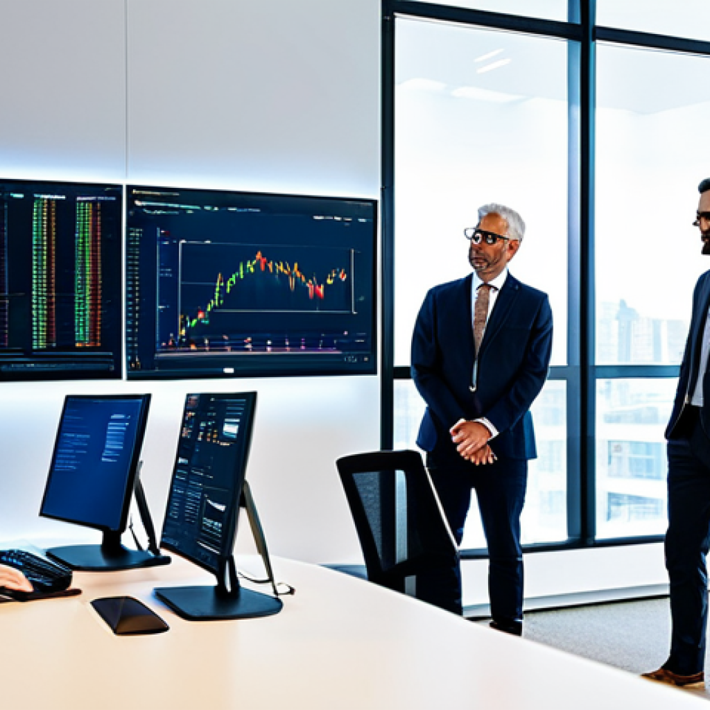 Regulatory Sandbox Environment**

"A group of diverse professionals (lawyers, developers, regulators) collaborating in a modern, brightly lit office space, reviewing blockchain code on large monitors. The atmosphere is collaborative and innovative, emphasizing responsible technology development related to digital currency. Fully clothed, professional attire, safe for work, appropriate content, perfect anatomy, natural proportions, professional, modest, family-friendly."

**
