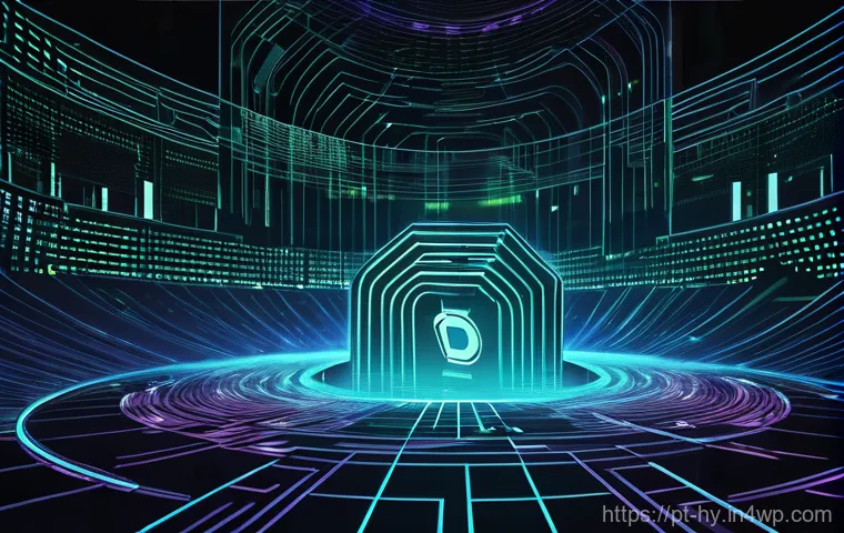 CBDC 개발을 위한 데이터 관리 방안 - **Prompt:** A visually rich and detailed illustration depicting the intricate and vast network of da...